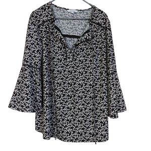 Alfred Sung Boho Blouse Medium Flowy Sleeves